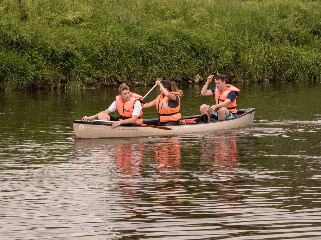 Kanufahrt auf dem Main