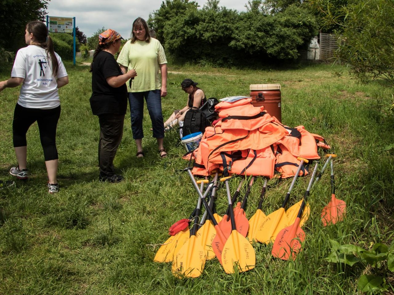 Kanufahrt auf dem Main
