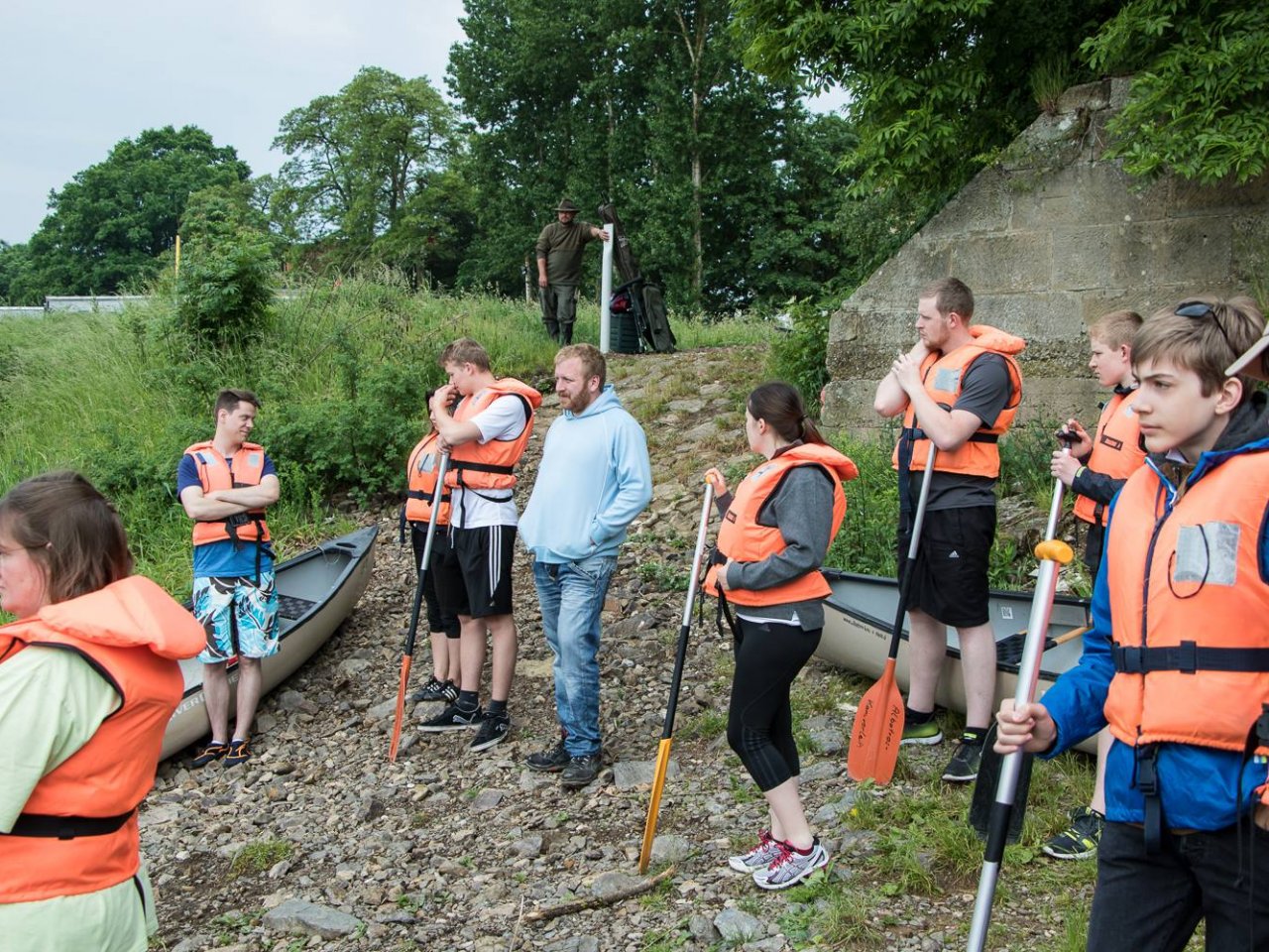 Kanufahrt auf dem Main
