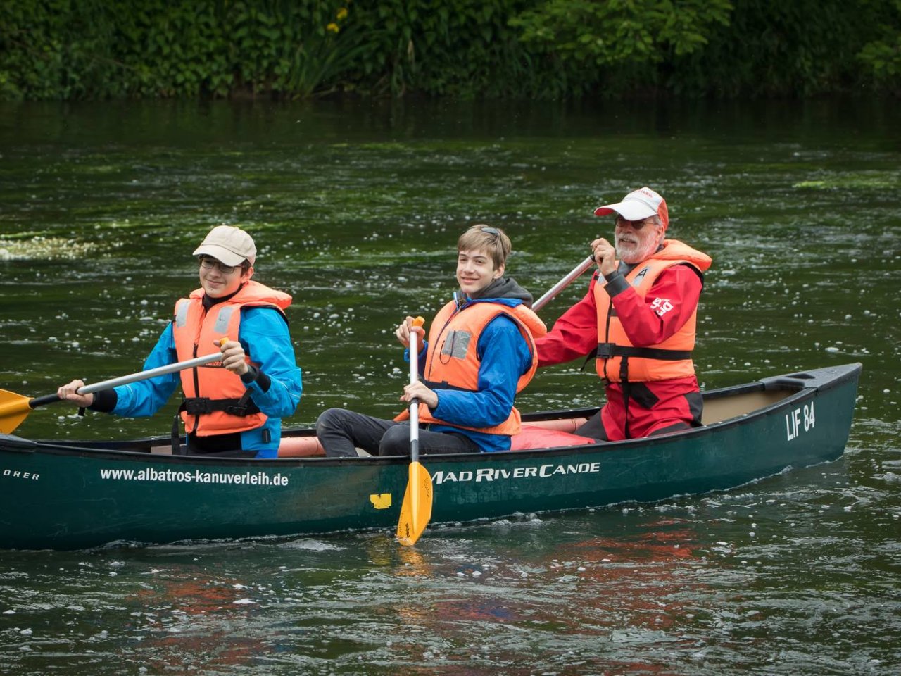 Kanufahrt auf dem Main