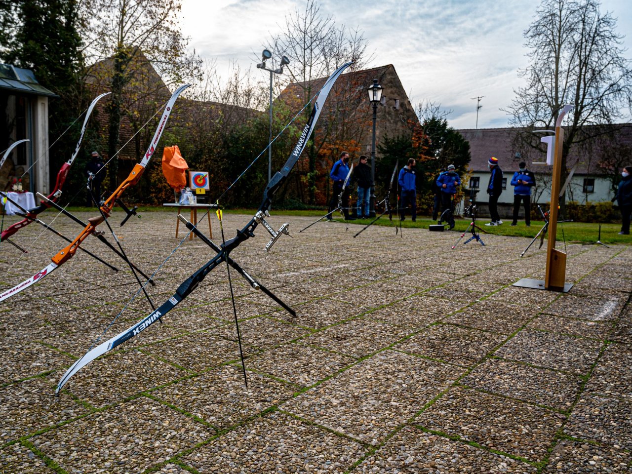 Spalier zur Hochzeit Stephi und Marius